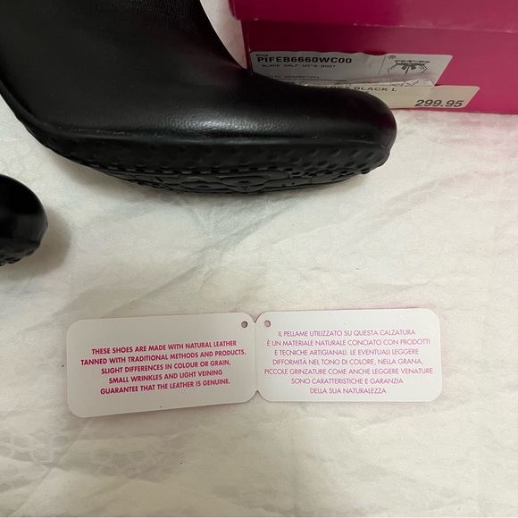 Fornarina Black Leather Boots size 39 - Picture 14 of 17